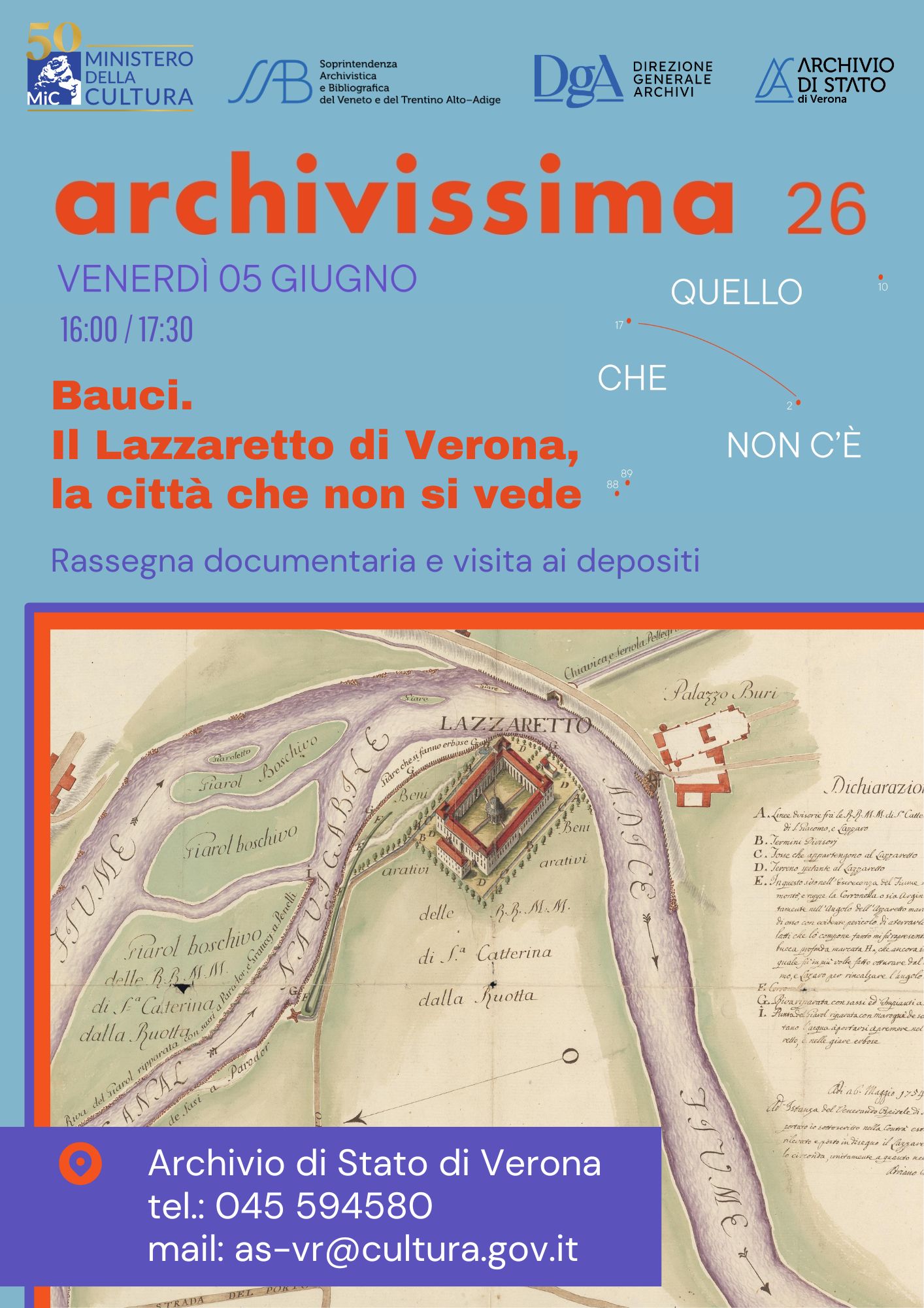 Archivissima 2026 - BAUCI. Il Lazzaretto di Verona, la città che non si vede